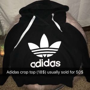 Adidas cropped sweatshirt
